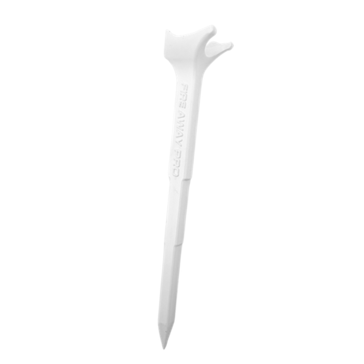 Fire Away Tee Pro white 4-inch golf tee