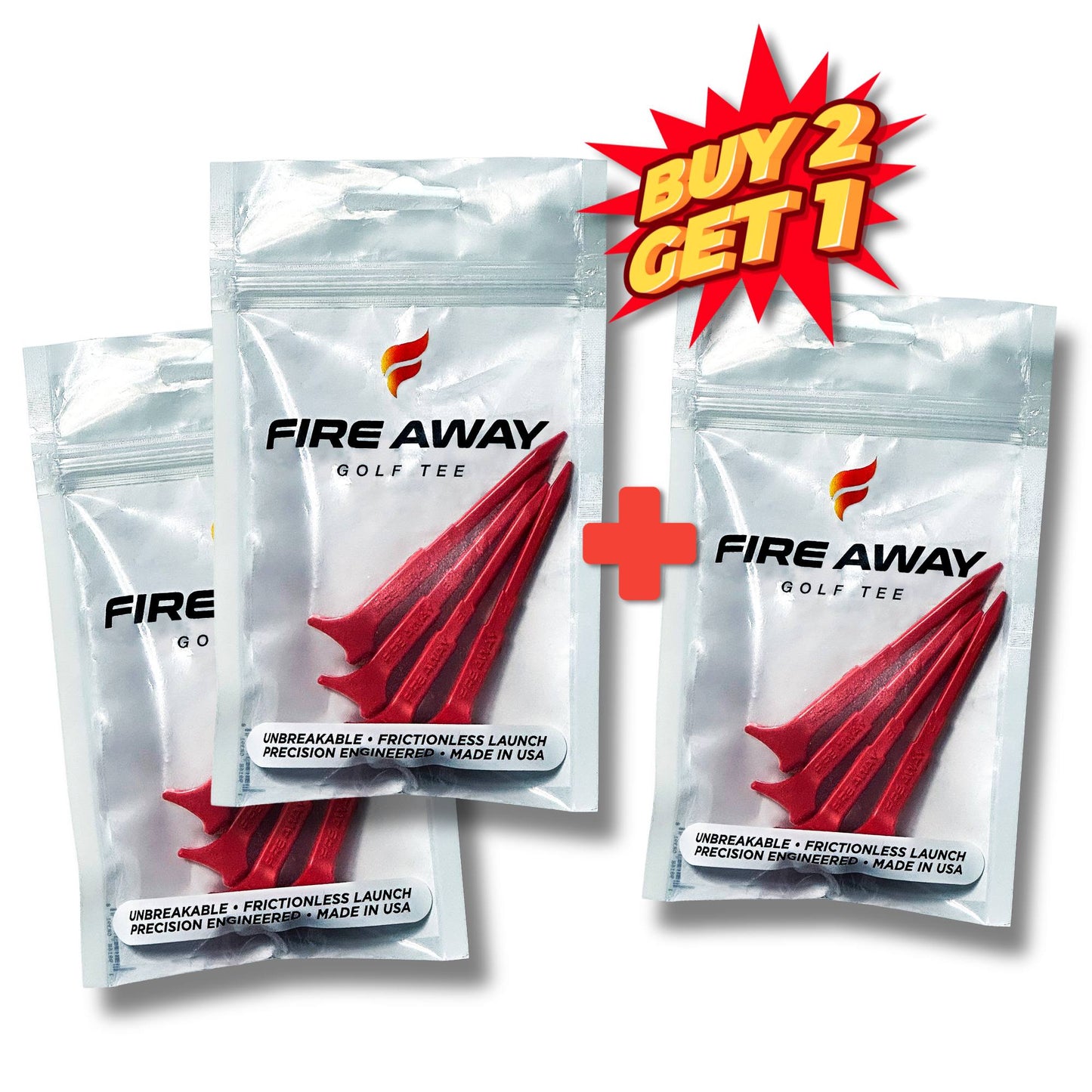 Fire Away Tee - The Unbreakable Tee for Perfect Launch