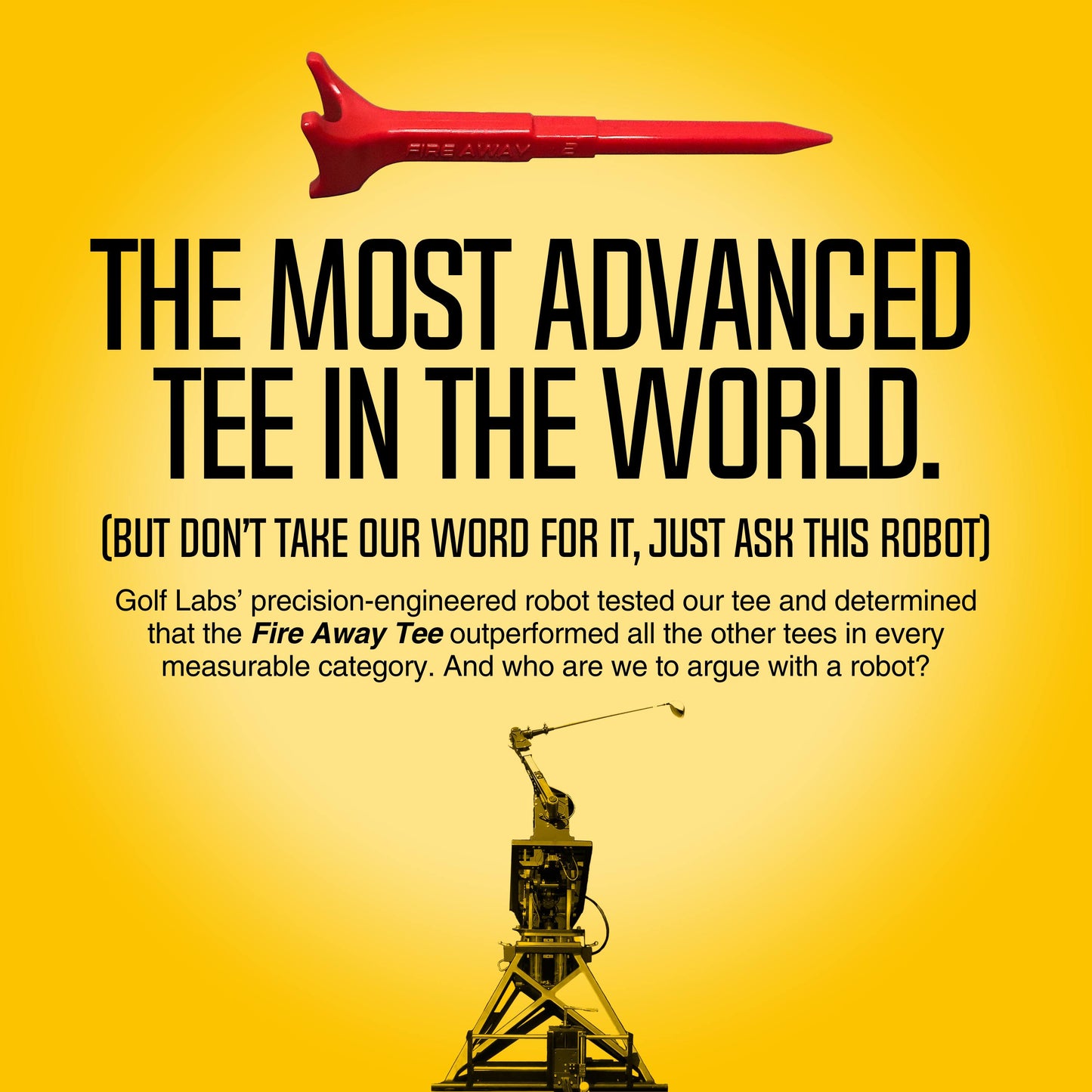 Fire Away Tee - The Unbreakable Tee for Perfect Launch