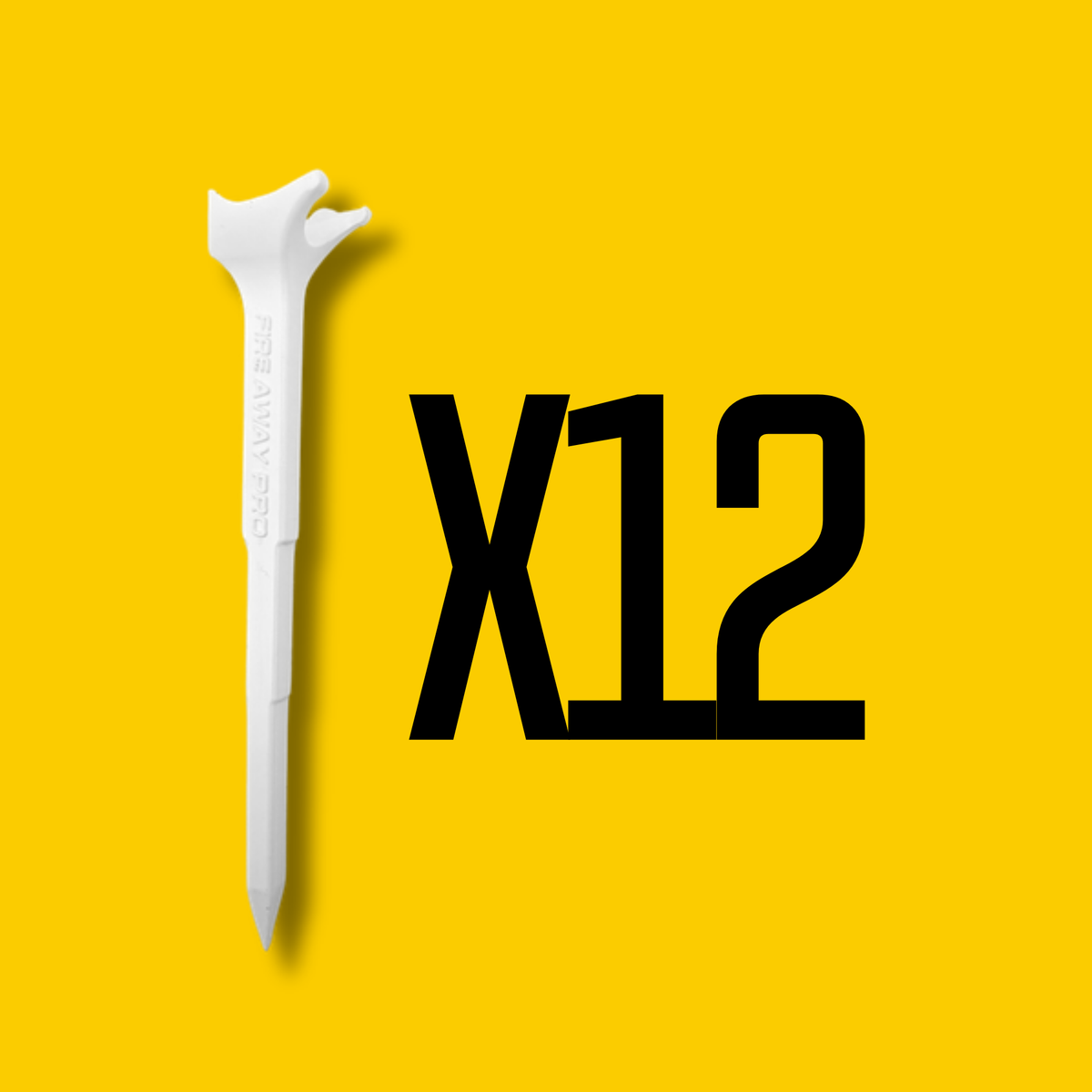 Buy 2 Get 1 Free — 12 Fire Away Tee Pro 4-inch tees