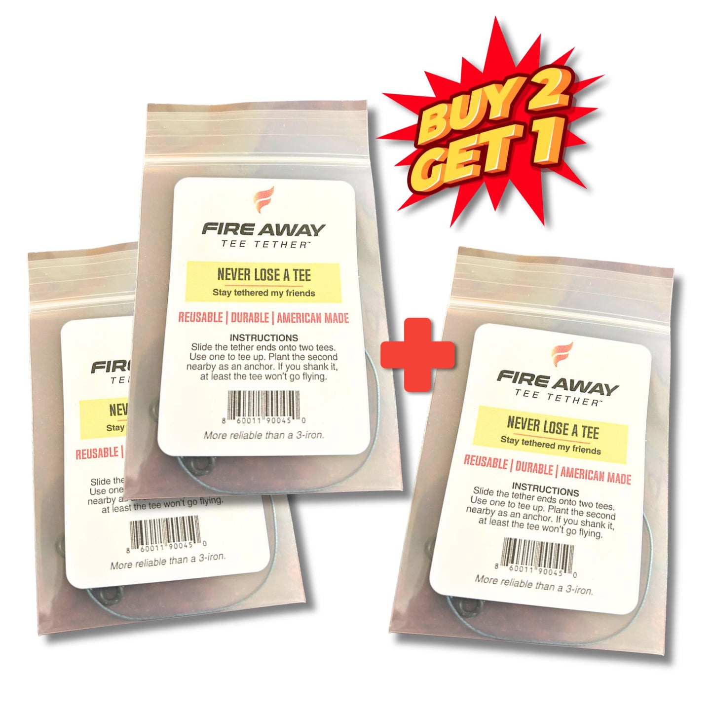 Fire Away Tee Tether – Handmade Tee Saver by Dr. Bob