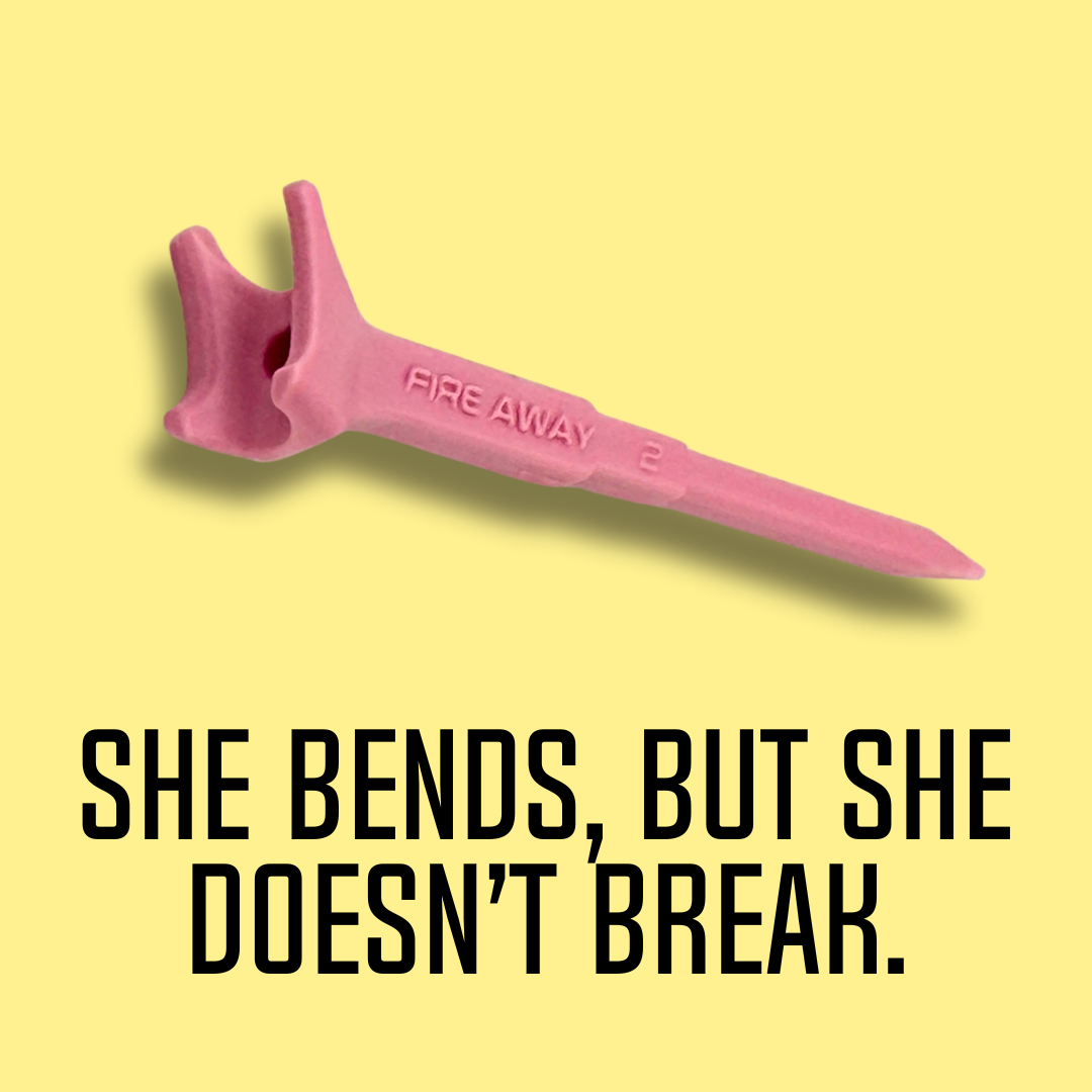 Fire Away Tee - The Unbreakable Tee for Perfect Launch