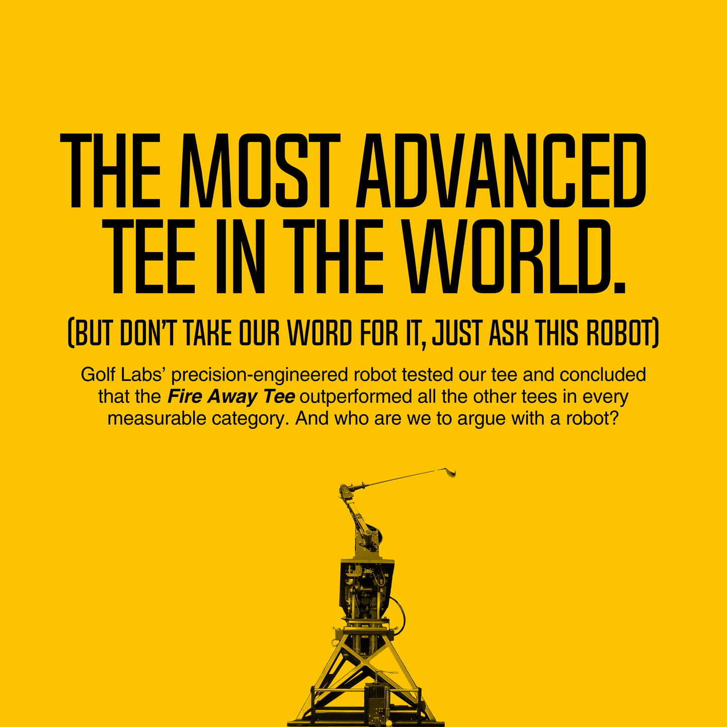 Fire Away ShorTee – Short Golf Tee, Maximum Distance & Durability