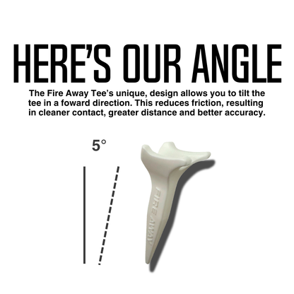 Fire Away ShorTee – Short Golf Tee, Maximum Distance & Durability