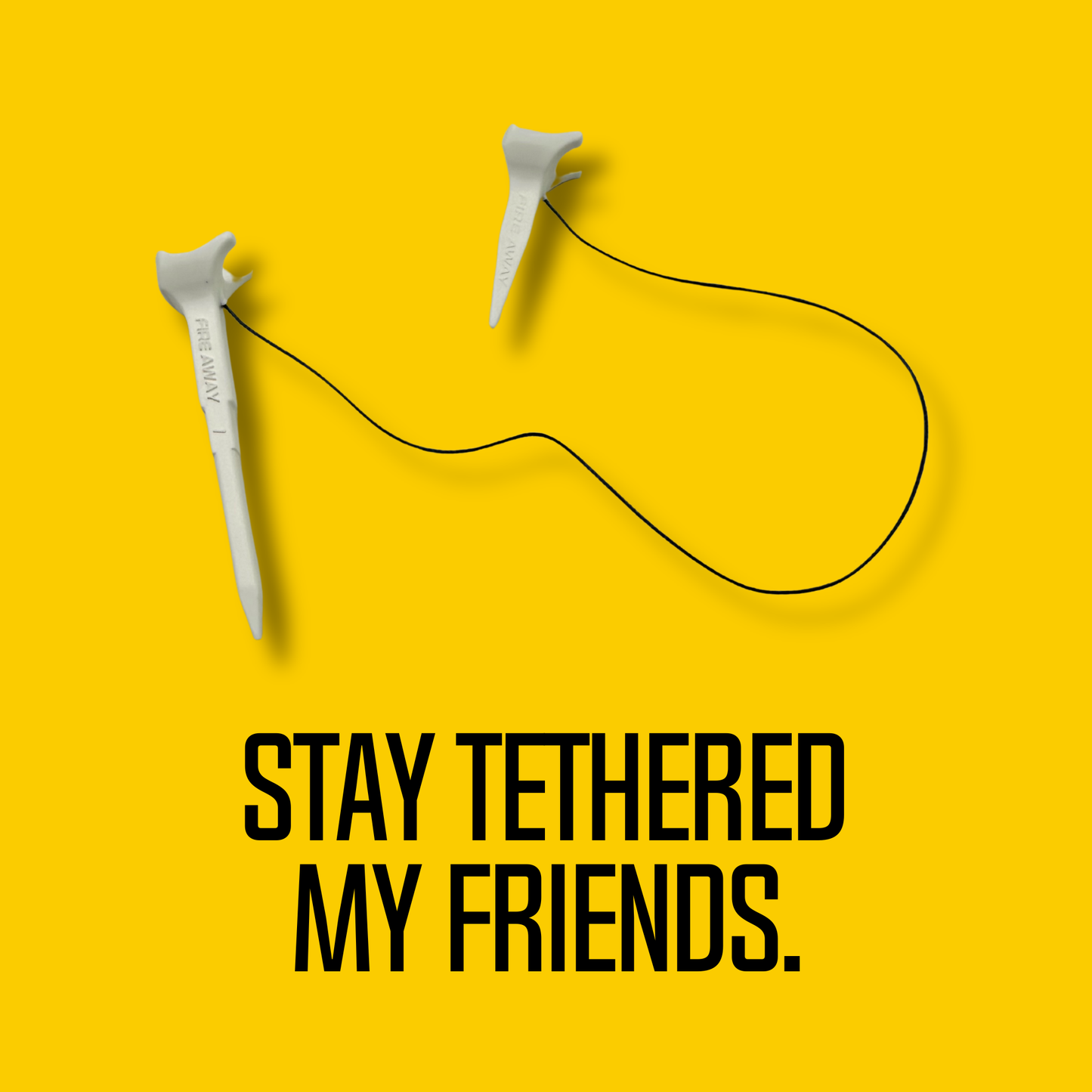 Fire Away Tee Tether – Handmade Tee Saver by Dr. Bob