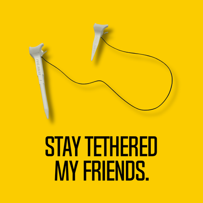 Fire Away Tee Tether – Handmade Tee Saver by Dr. Bob