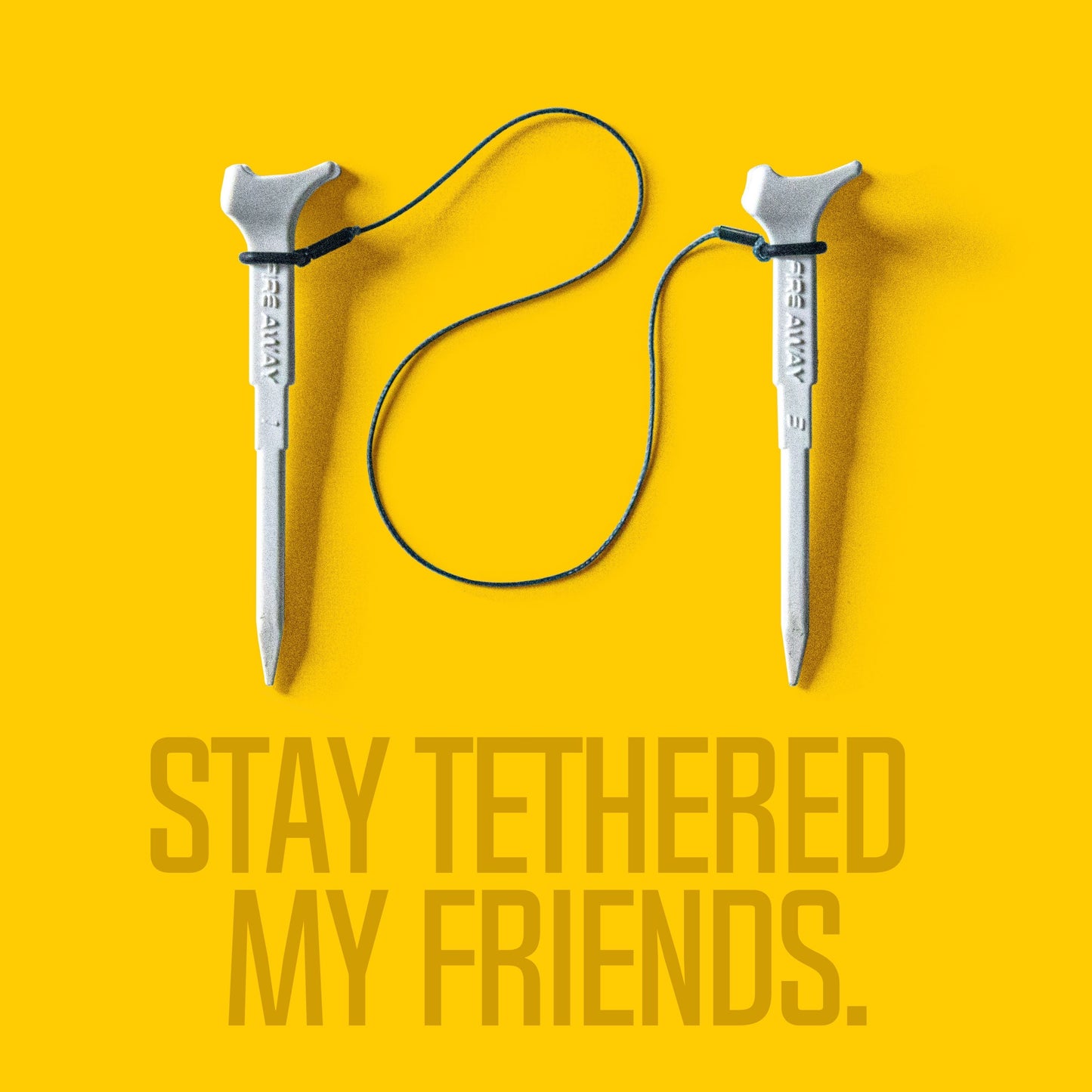 Fire Away Tee Tether – Handmade Tee Saver by Dr. Bob