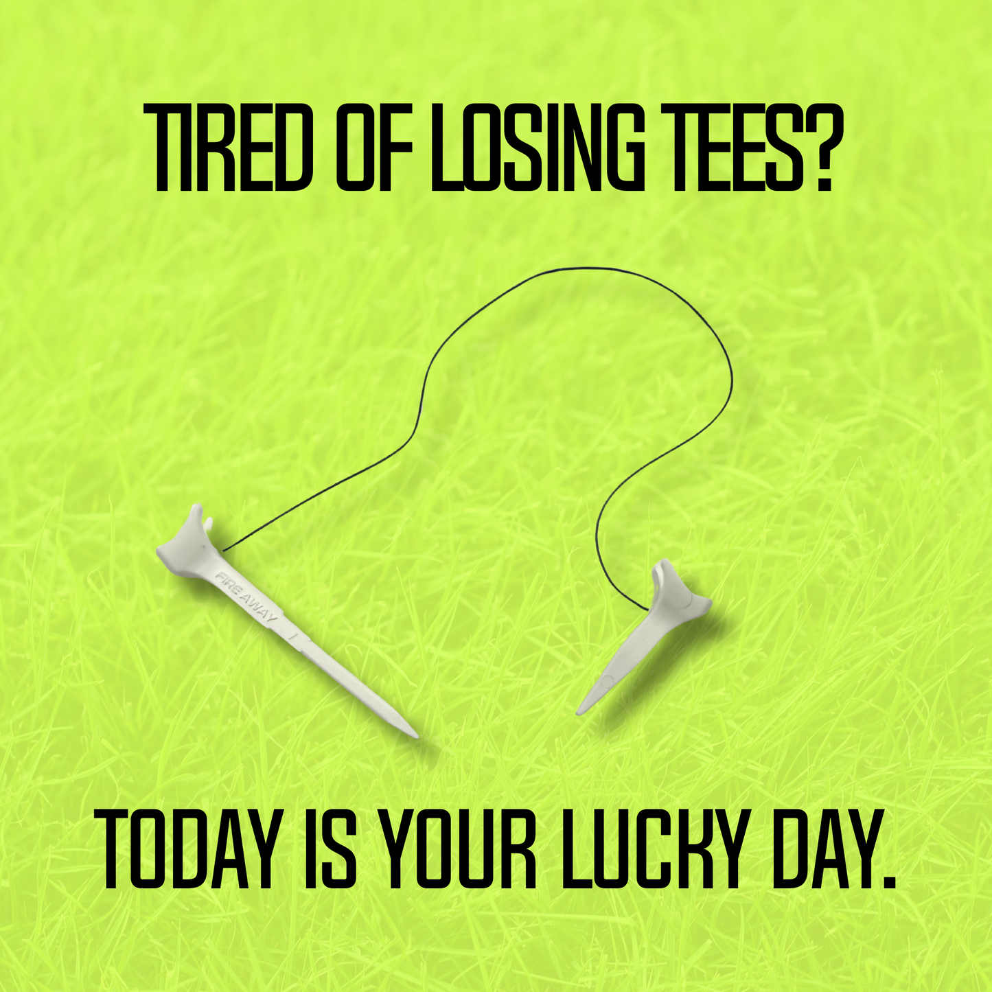 Fire Away Tee Tether – Handmade Tee Saver by Dr. Bob